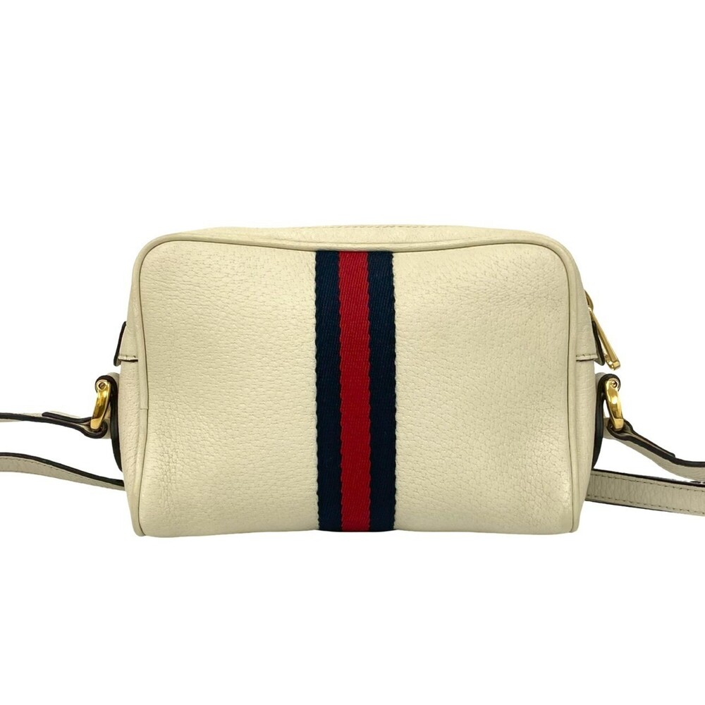 GUCCI Authentic Red Leather Pochette Shoulder Bag - Picture 3 of 10